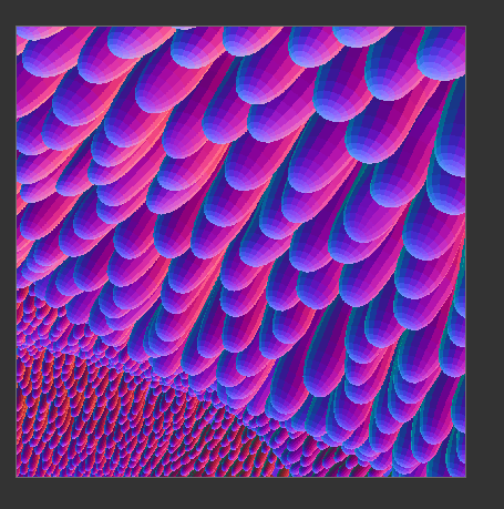 Test render from the custom Blender Python camera-point bake workflow